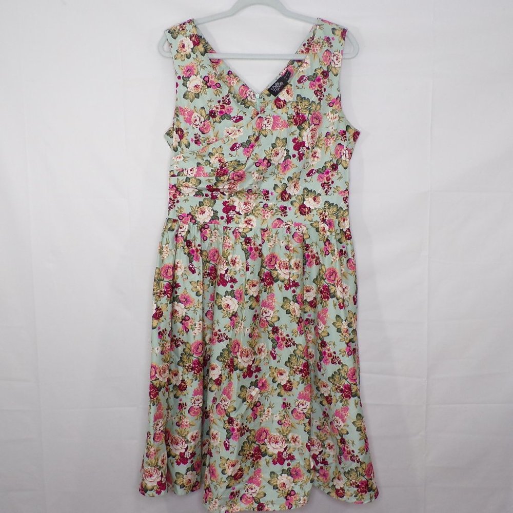 *Dolly and Dotty Vintage inspired Floral Dress